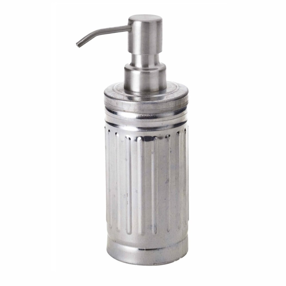 Distributeur de savon en métal inox Distributeur de savon en métal inox
