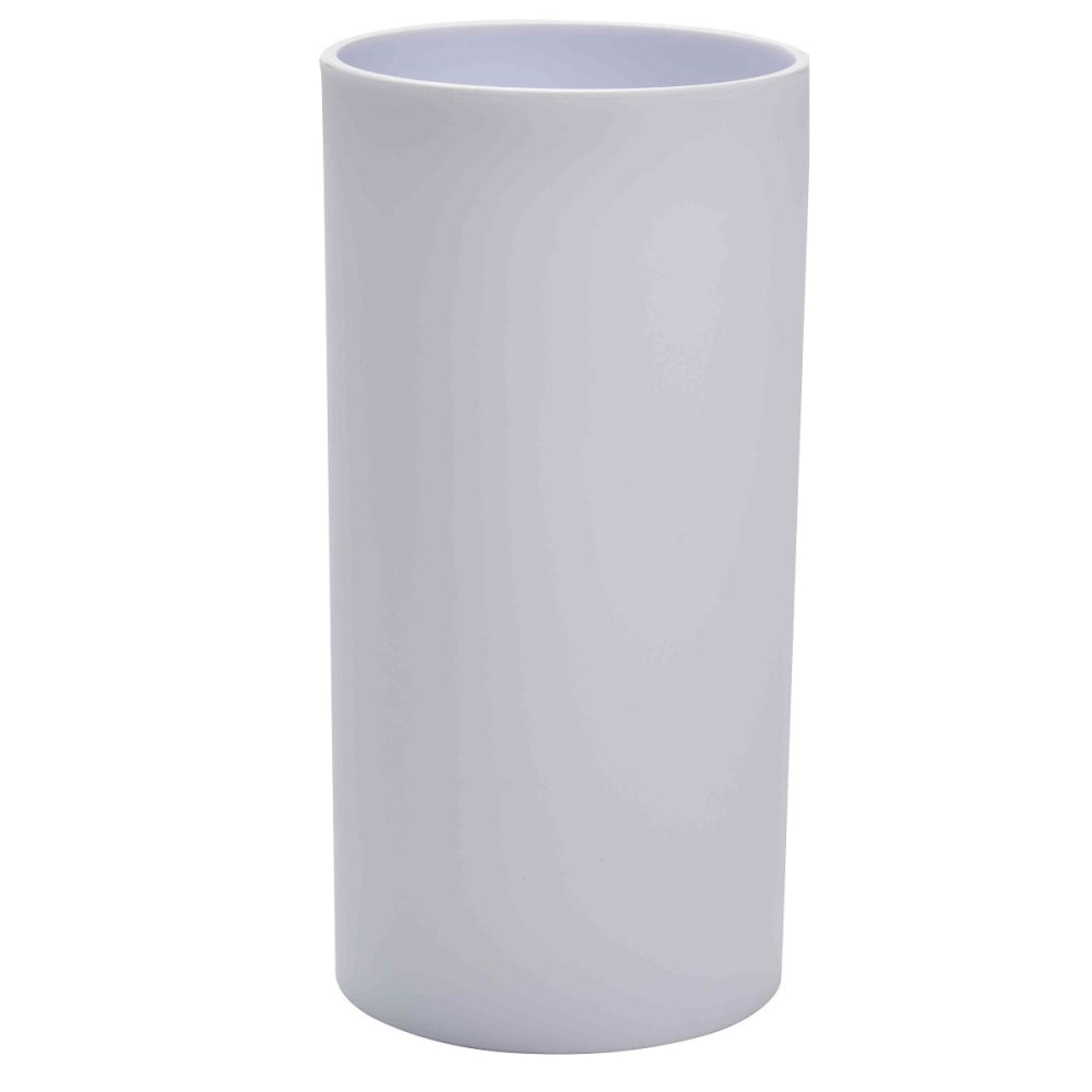 Gobelet porte brosse à dents uni blanc Gobelet porte brosse à dents uni blanc