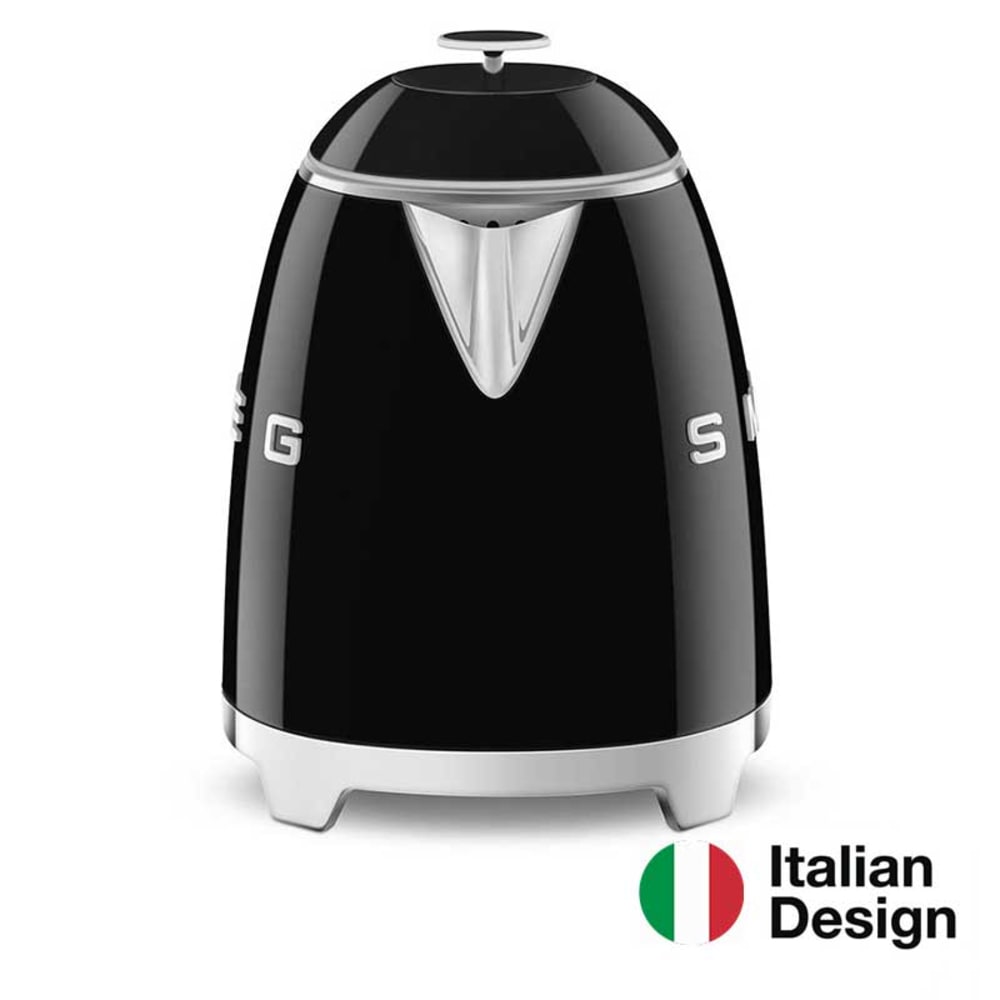Bouilloire mini format 0,8L noir Smeg
