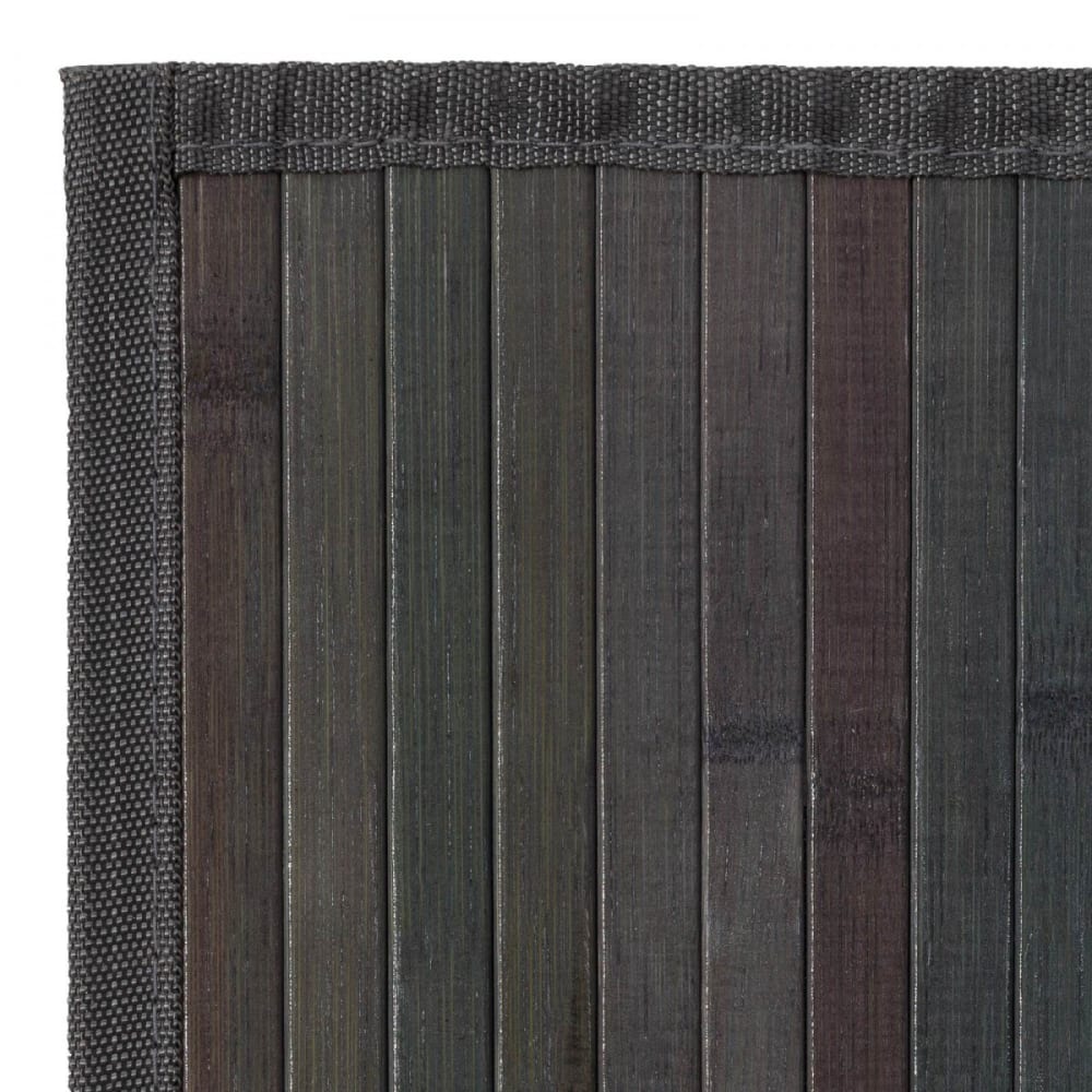 Tapis de couloir bambou gris 60x200cm — vue 3