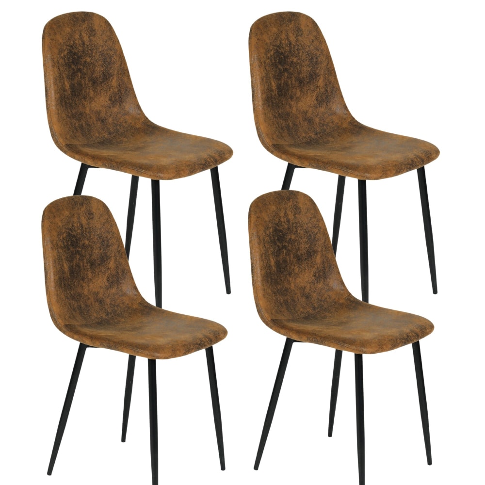 Juego de 4 sillas de comedor estilo vintage. - Maisons du Monde