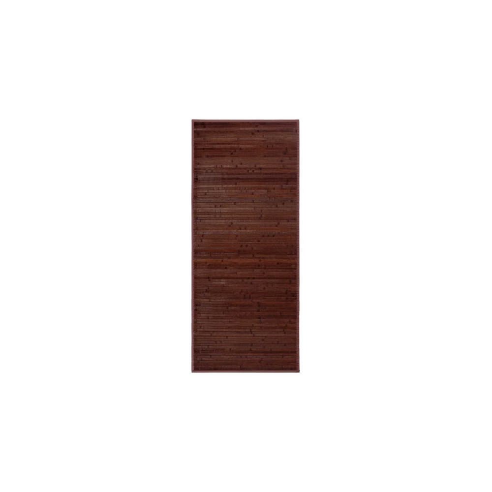 Tapis de couloir bambou couleur chocolat 75x175cm