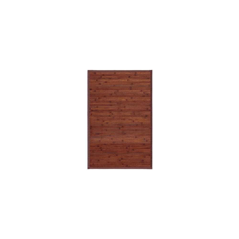 Tapis descente de lit bambou couleur noyer 60x90cm