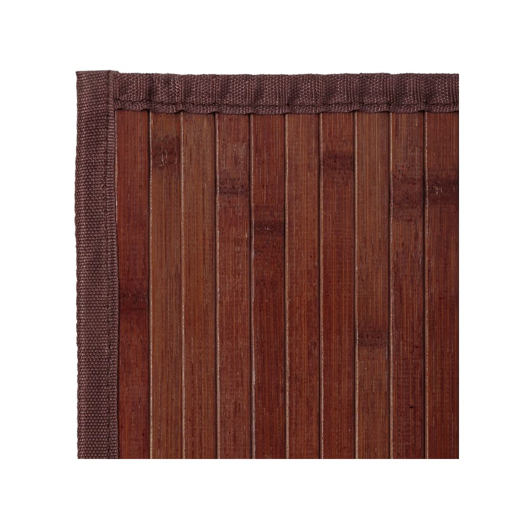 Tapis descente de lit bambou couleur noyer 60x90cm — vue 3