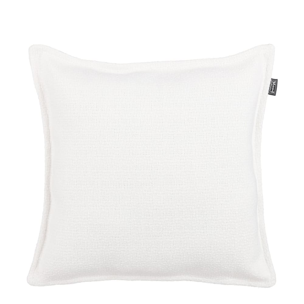 Coussin décoratif blanc cassé polyester h10xl45xl45cm - Maisons du Monde