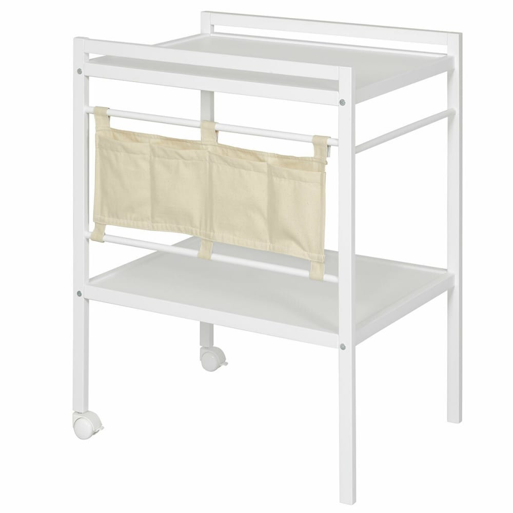 Table à langer bois massif blanc (ID Kids) - Image 1