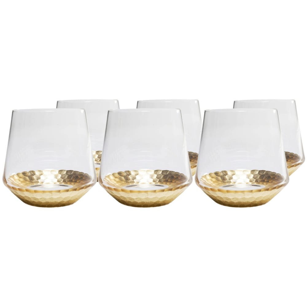 KARE DESIGN Verres &agrave; eau Gobi set de 6 