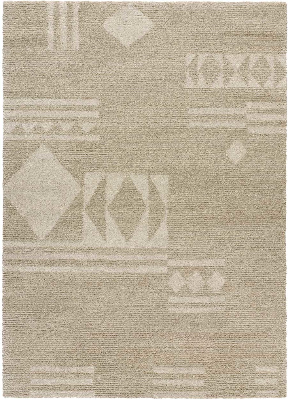 Tapis ethnique beige