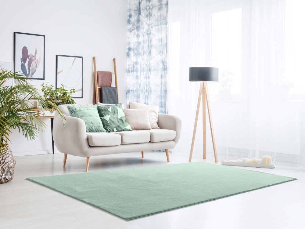 Tapis lavable vert antidérapant 80x150 cm — vue 3