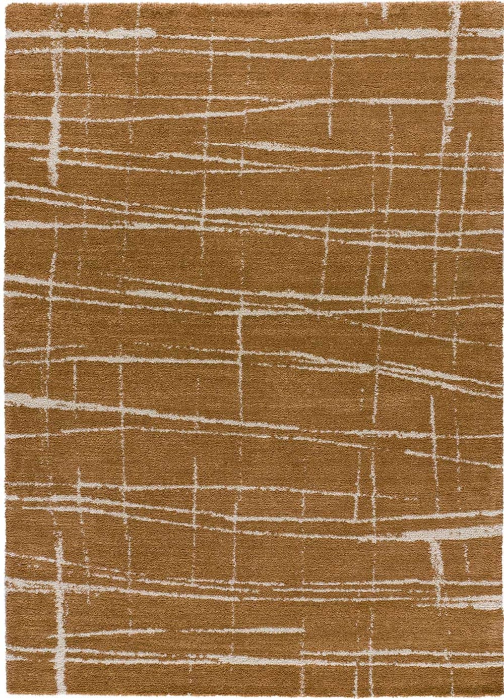 Tapis abstrait cuivre 120x170 cm