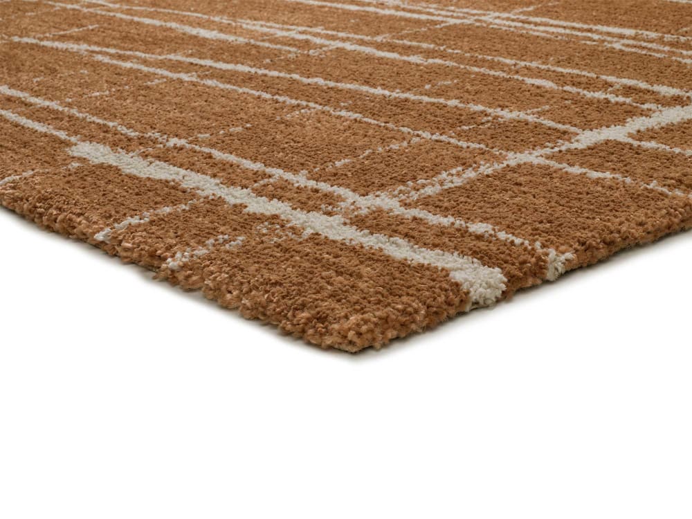 Tapis abstrait cuivre 120x170 cm — vue 4