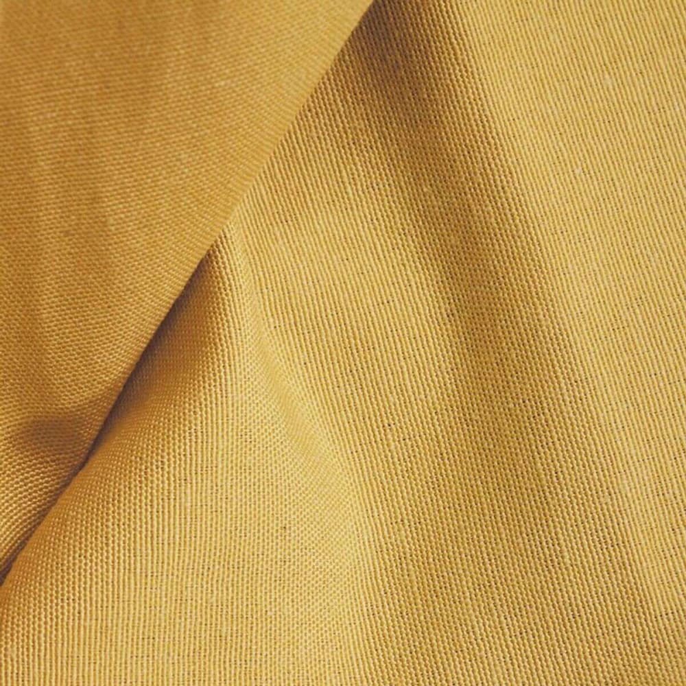 Rideau en polycoton jaune 140x250 — vue 4