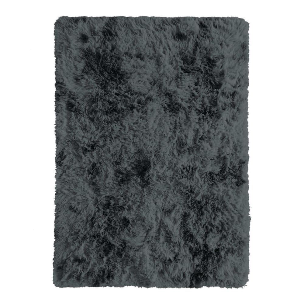 Alfombra extrasuave efecto tie-dye gris oscuro 120x170 - Maisons du Monde