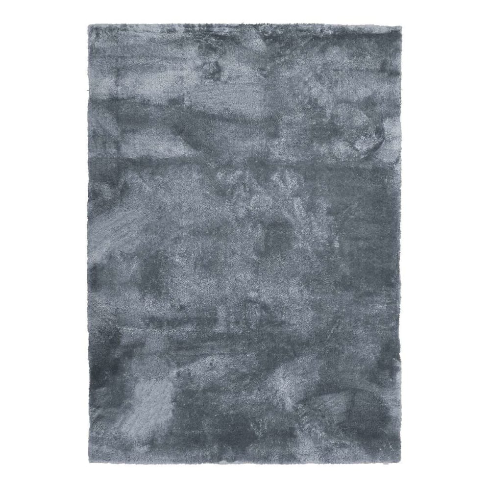 Tappeto a pelo lungo grigio chiaro extra morbido 120x160 - The
