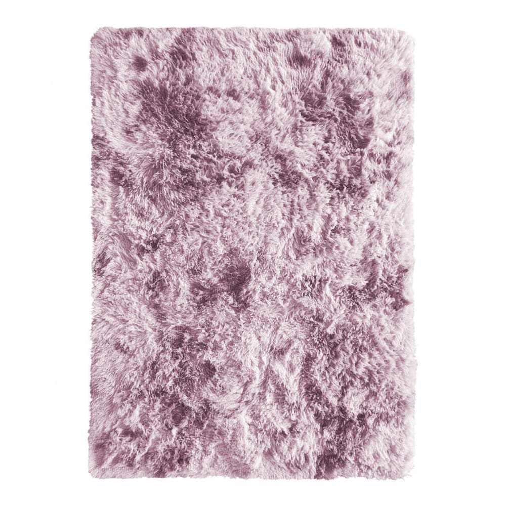 Tapis shaggy moderne rose 120x170