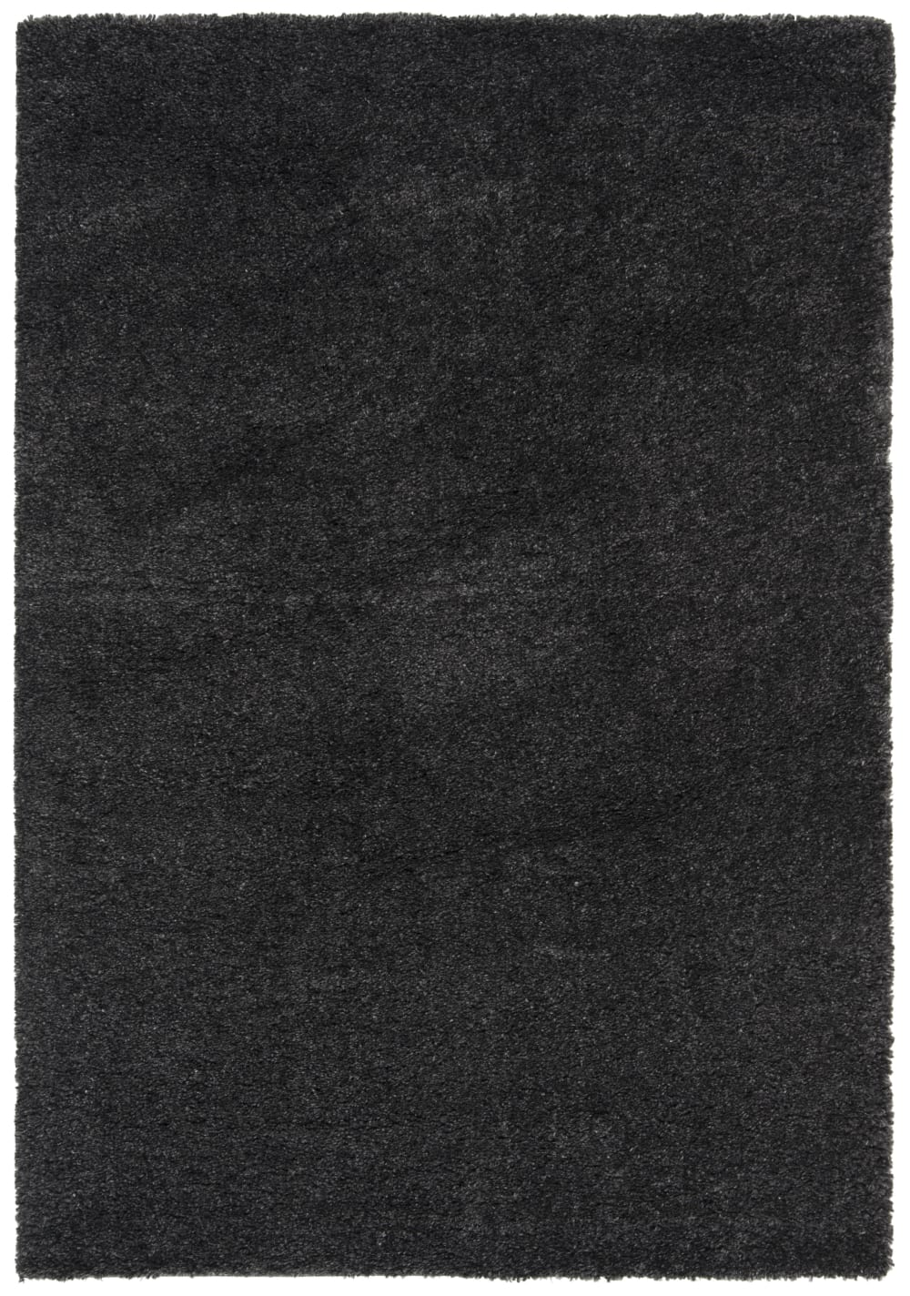 Tapis shag en polypropylène gris, 122 x 183 cm