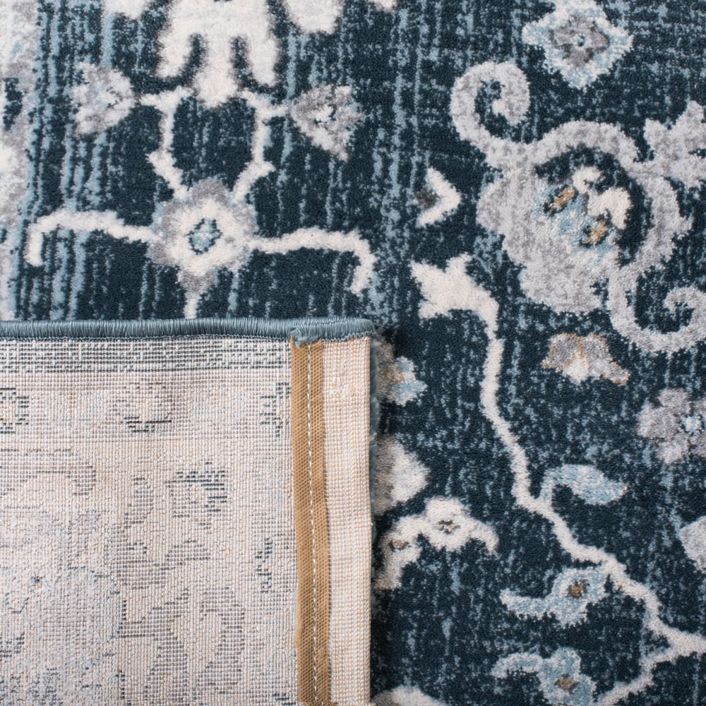 Tapis de transition en polypropylène gris/bleu, 122 x 183 cm - Maisons du Monde