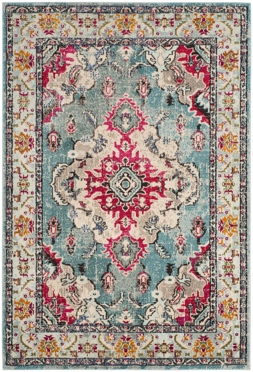 Tapis bleu 155 x 231 cm