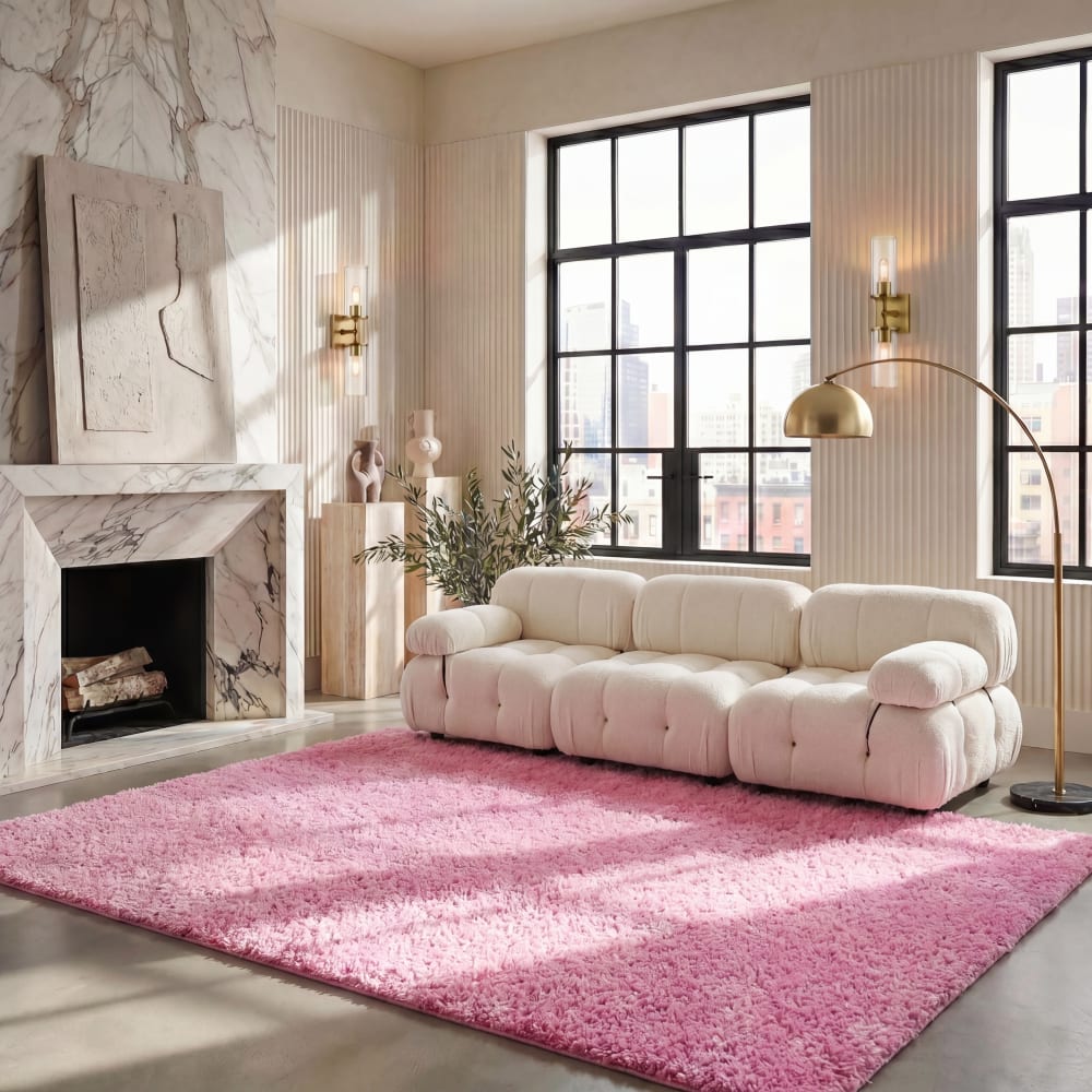 Safavieh Polypropylen-Teppich in Rosa, 122 x 183 cm style classic chic Rosa Pp - Polypropylen