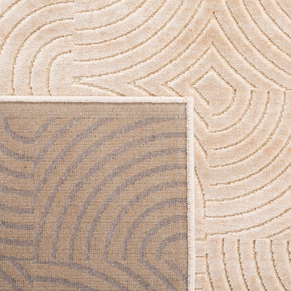 Tapis de transition en viscose beige, 79 x 122 cm — vue 3