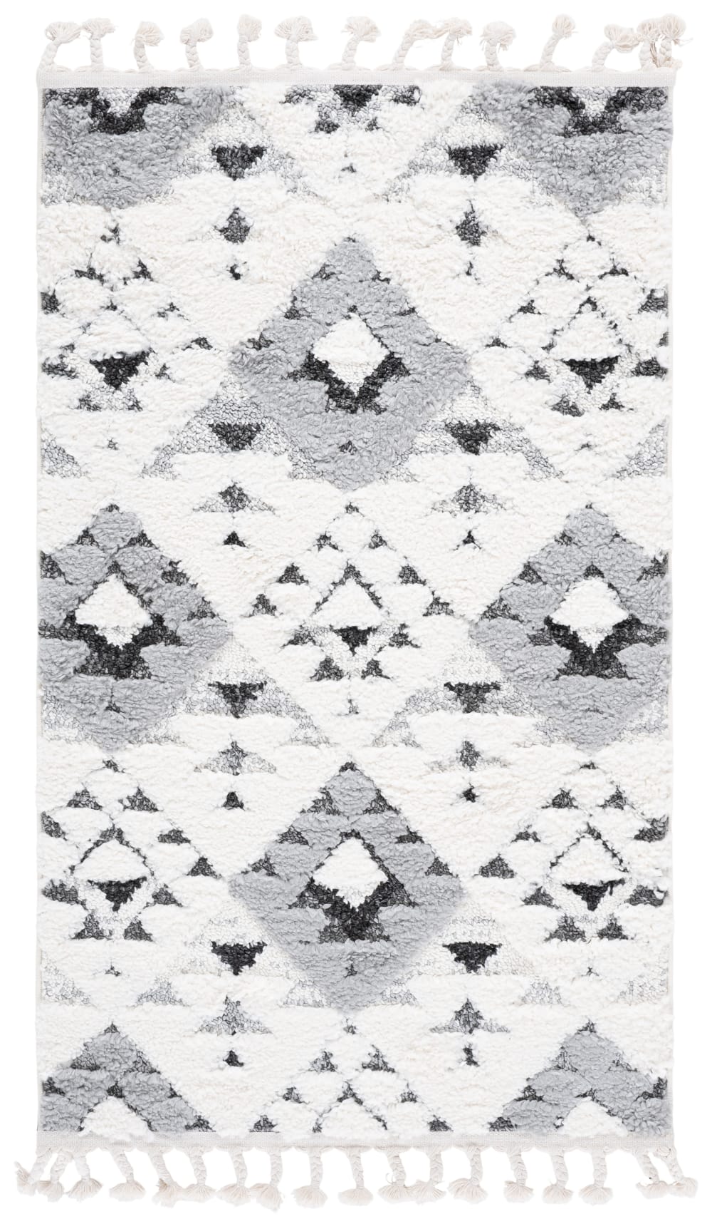 Tapis ivoire/gris 122