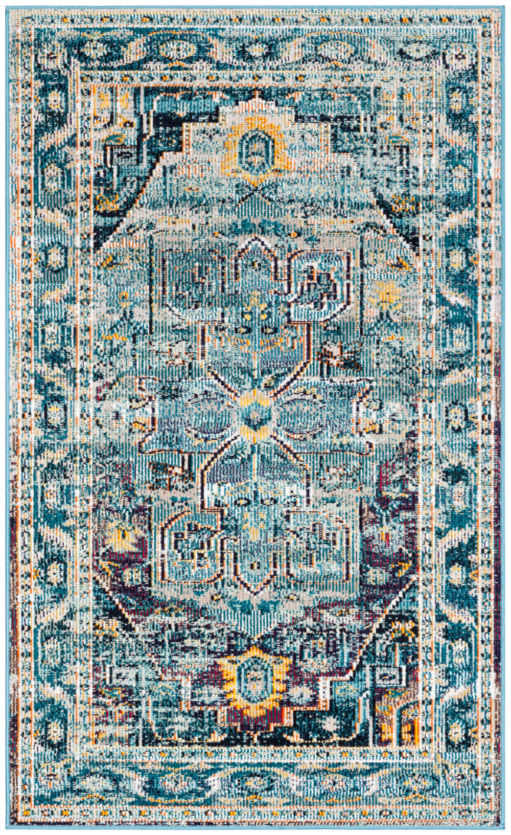 Tapis bleu 122 x 183