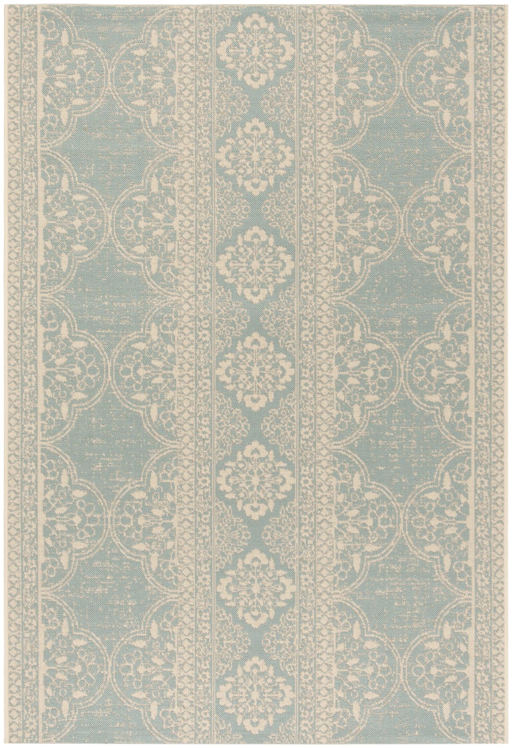 Tapis bleu 122 x 183 cm