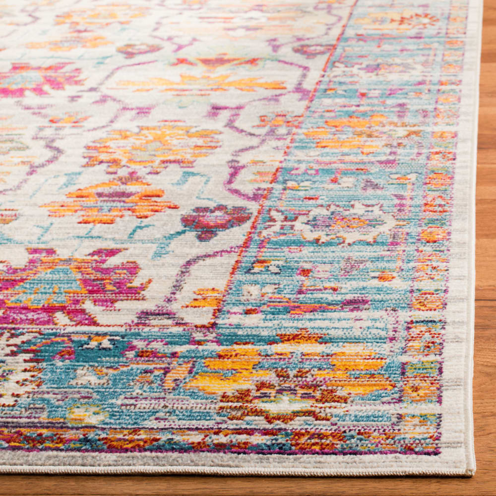 Tapis de transition en polypropylène beige/bleu, 201 x 279 cm — vue 4