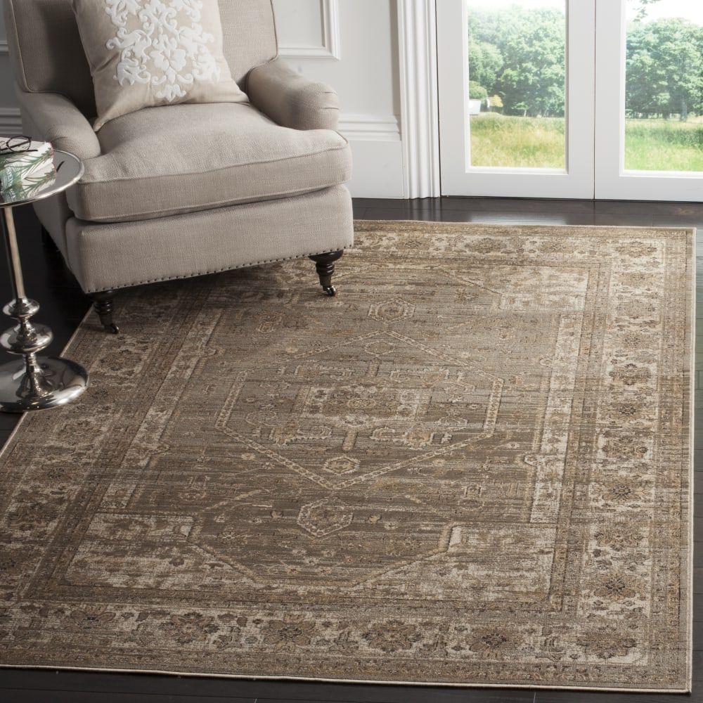 Safavieh Traditionell Viskose-Teppich in Grau, 160 x 229 cm style vintage Grau Viskose