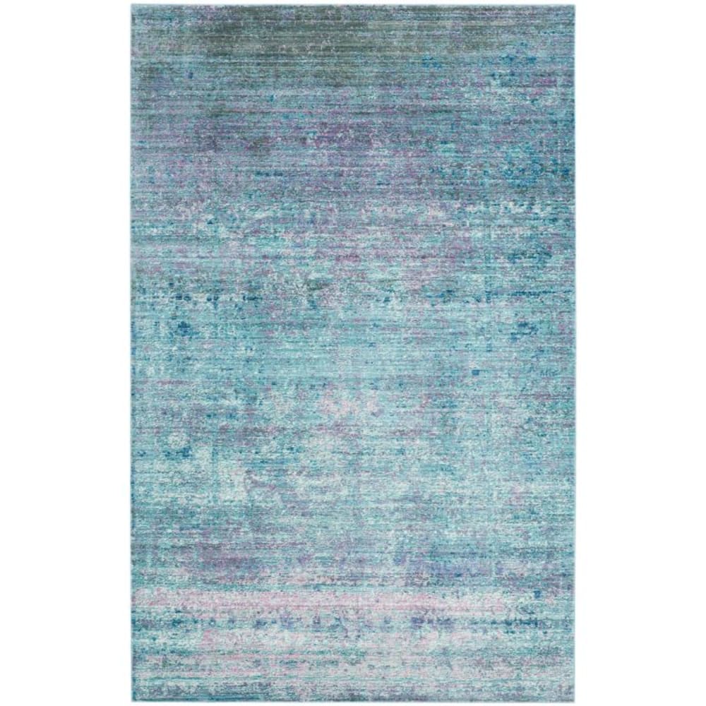 Tappeto metro-mod in poliestere viola/multicolore, 152 x 244 cm -