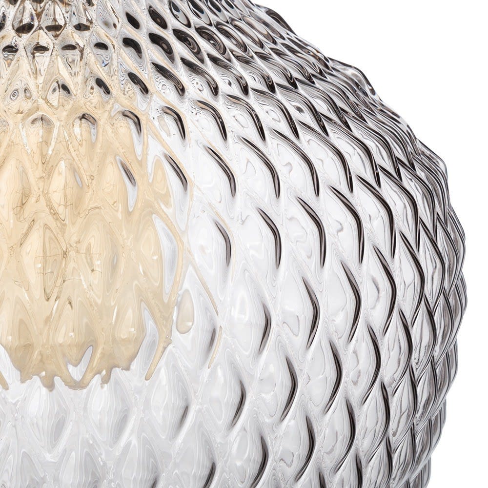 Suspension en verre fumé H25cm - Maisons du Monde