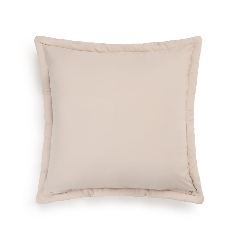 Funda de cuadrante acolchada color marron camel. Cuadrado mediano - Maisons du Monde