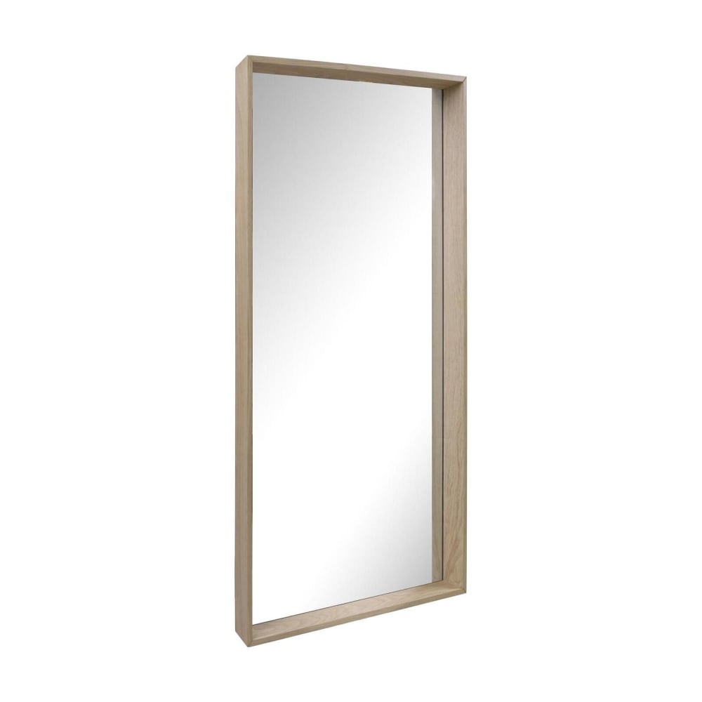 miroir en chêne rectangulaire