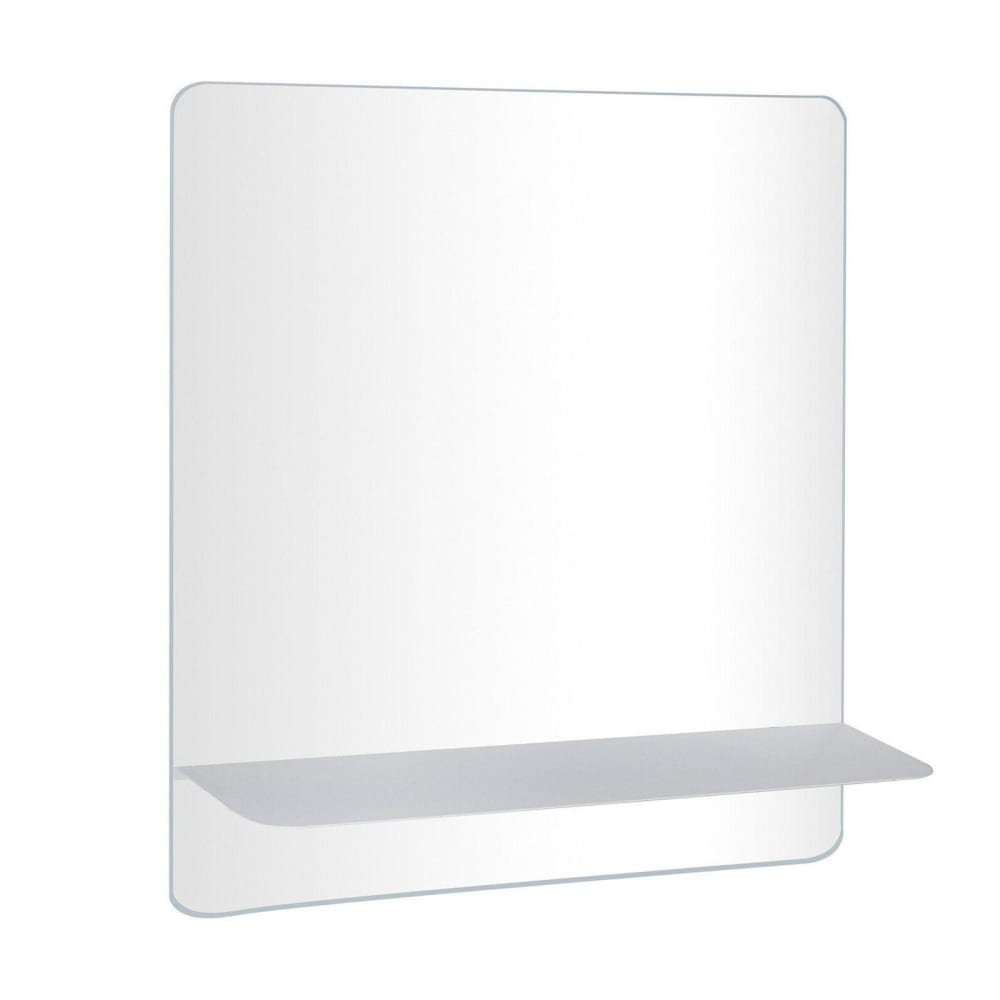 Miroir rectangulaire  avec tablette en métal