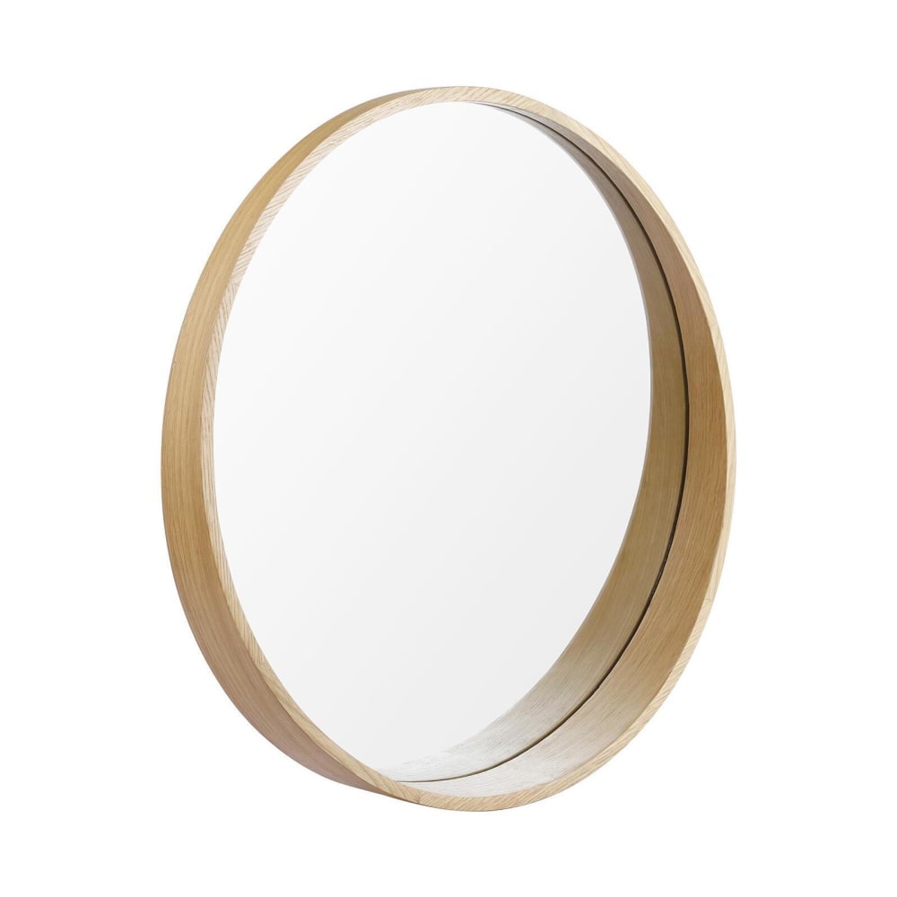 Miroir rond en chêne - Maisons du Monde