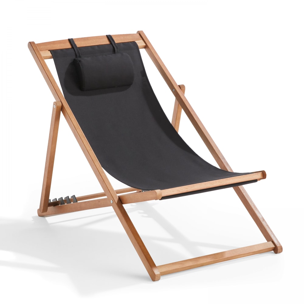 Juego de 2 sillas de madera de eucalipto noir - Maisons du Monde