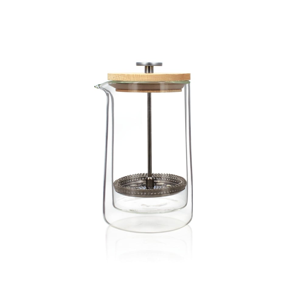 Cafeti&egrave;re &agrave; piston en verre double paroi 500ml