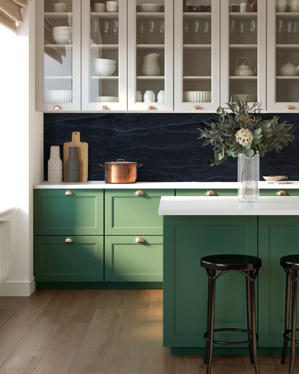 Frentes de cocina piedra negra 60x300 cm - Maisons du Monde