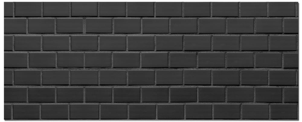 Frentes de cocina ladrillo negro 40x100
