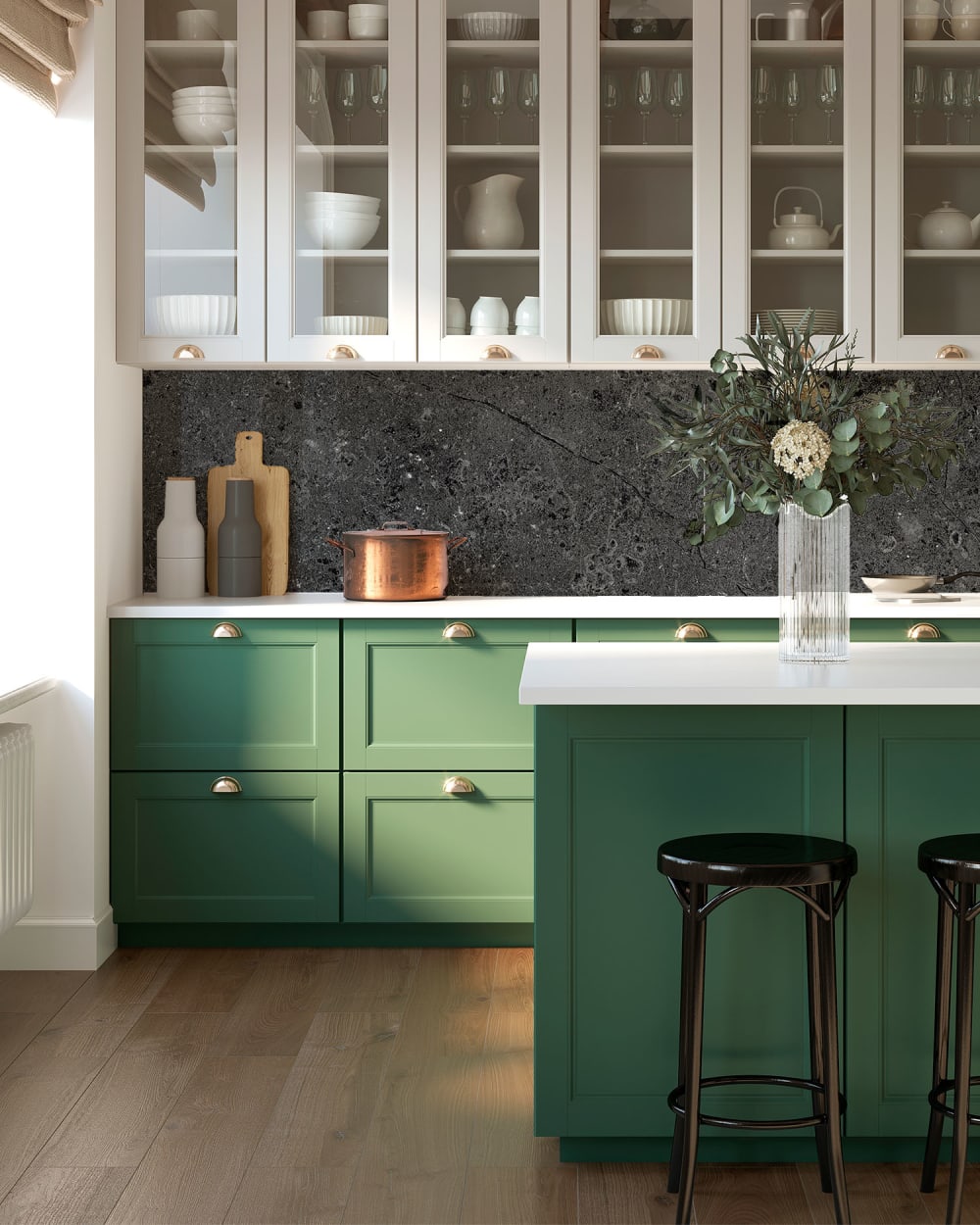 Frentes de cocina piedra gris 40x100 cm - Maisons du Monde