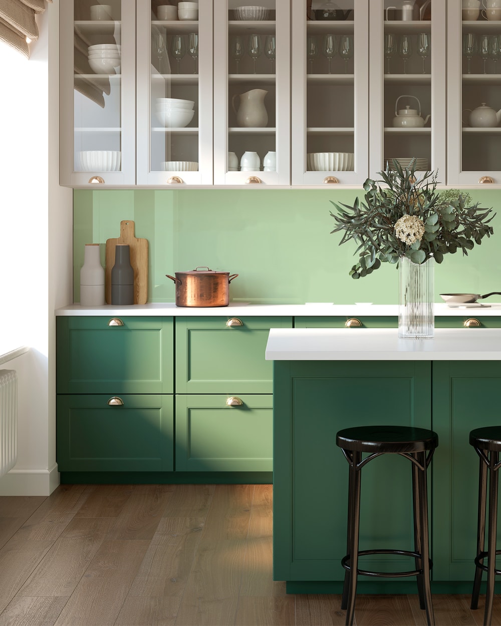 Frentes de cocina liso menta 60x200 cm - Maisons du Monde