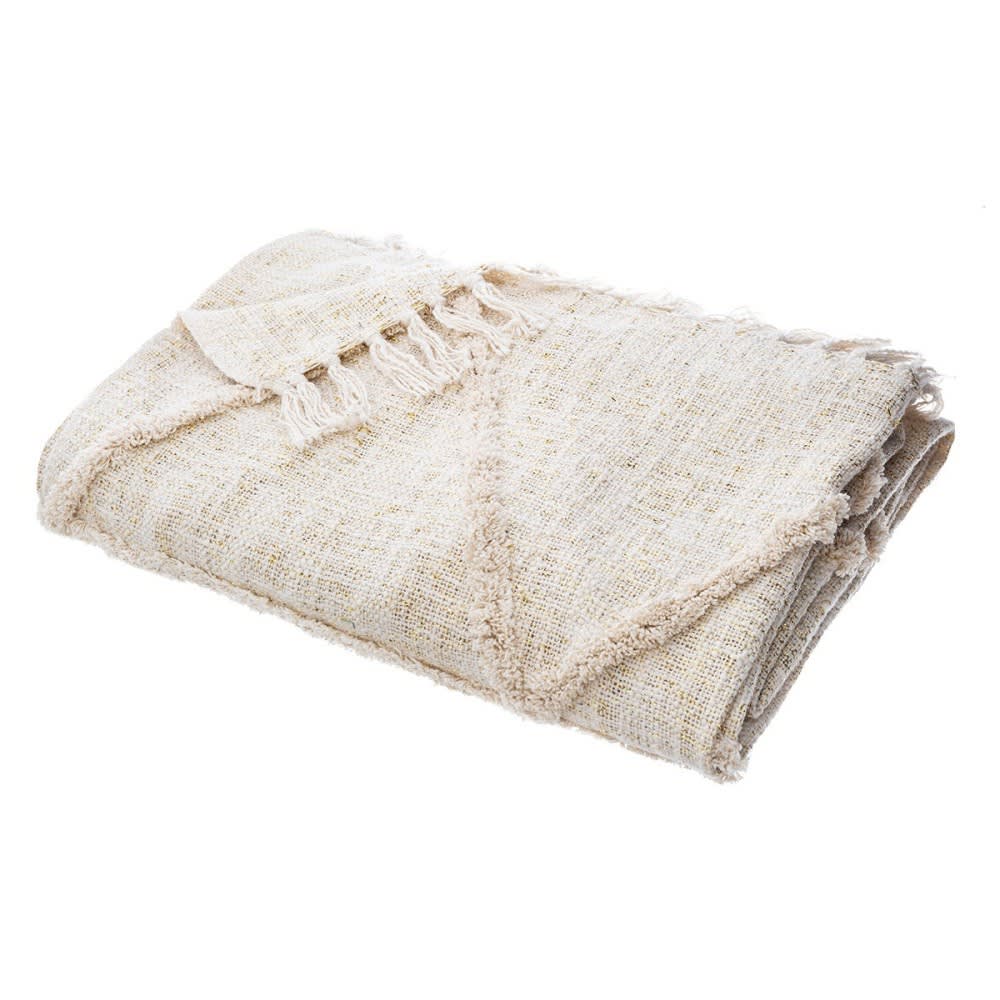 Jeté de lit motif en relief 130x180cm