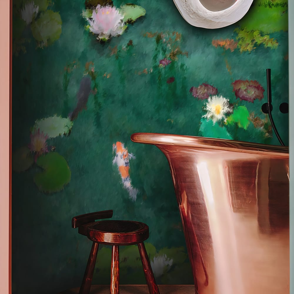Papel Pintado Impresionista, papel auténtico, 200x280cm, 8 hojas