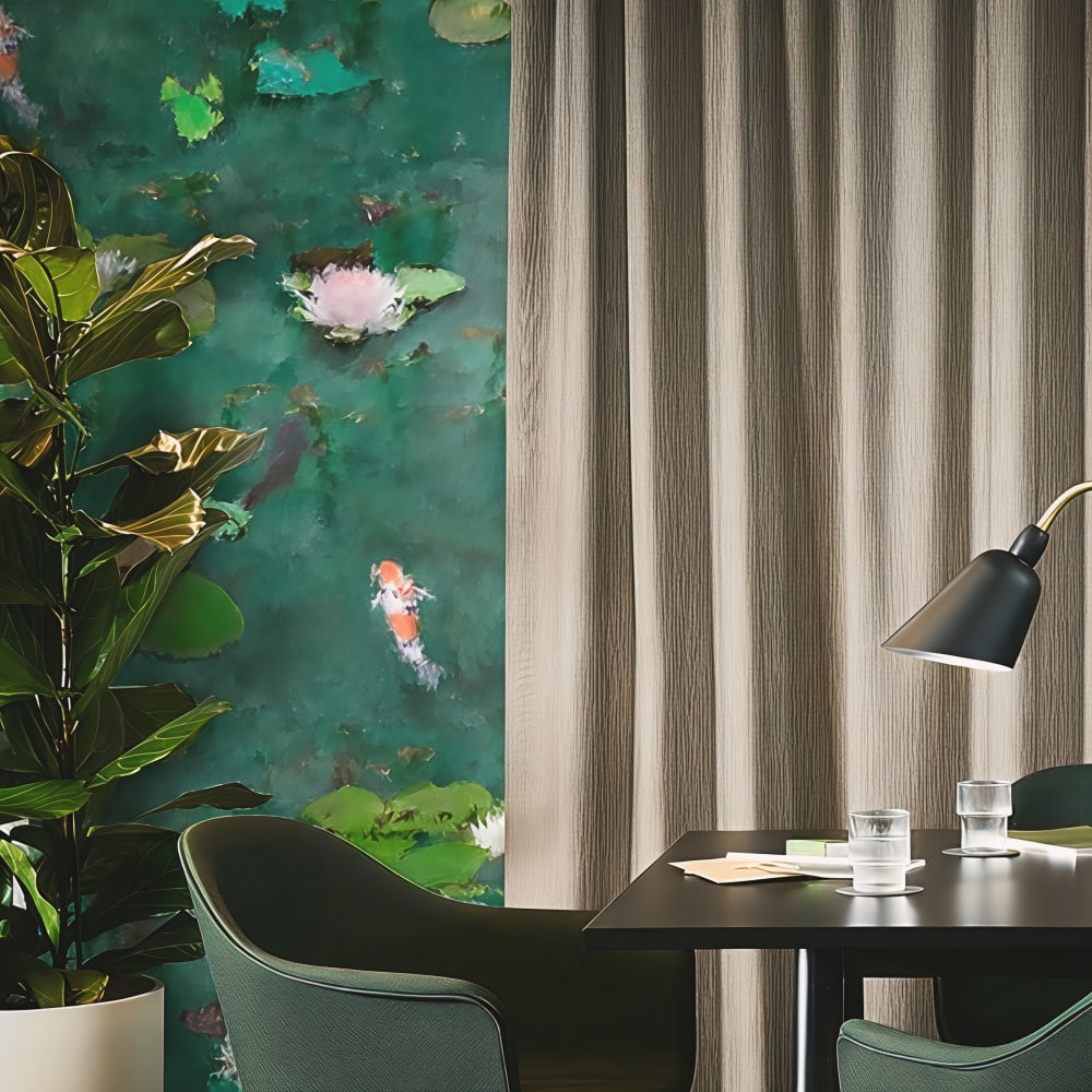 Carta da Parati Impressionista in vera carta, 200x280cm, 8 fogli