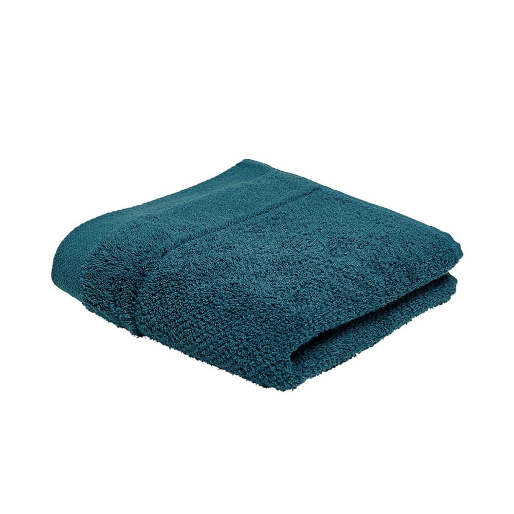 Serviette de bain uni  50x90 cm Bleu
