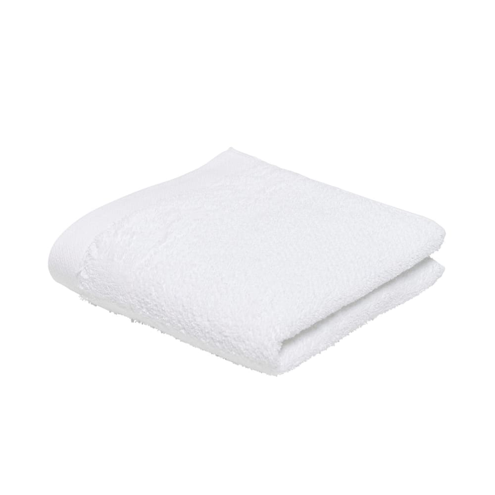 Serviette de bain uni  50x90 cm Blanc
