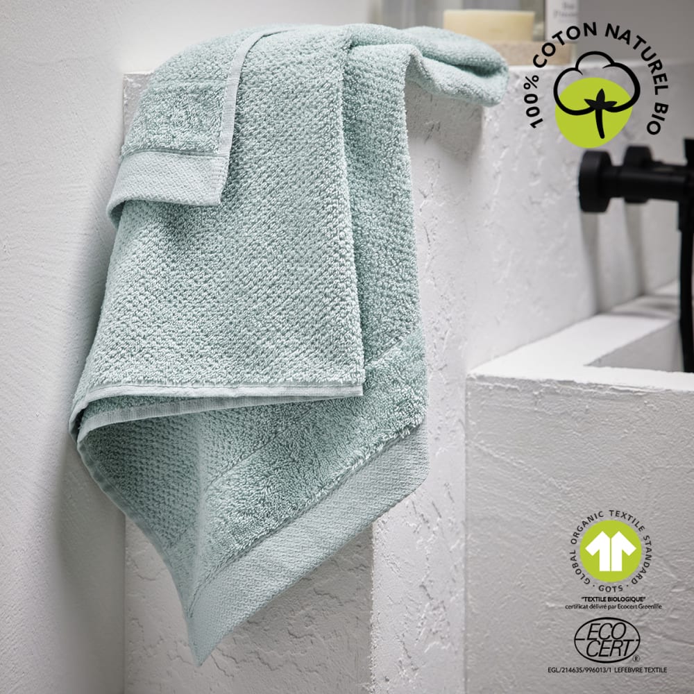 Drap de bain uni 70x130 cm vert Drap de bain uni 70x130 cm vert