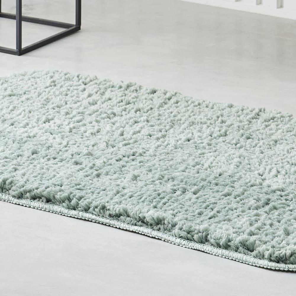 Tapis de bain tufté uni 50x80 cm vert — vue 3