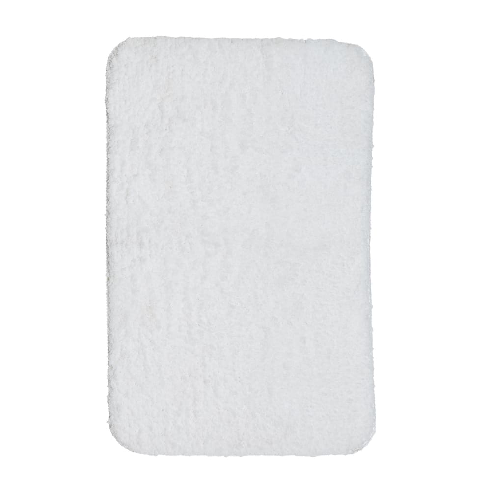 Tapis de bain tufté uni 50x80 cm blanc — vue 4