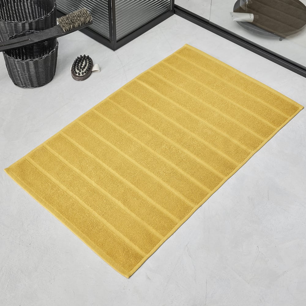 Tapis de bain uni  50x80 cm Jaune
